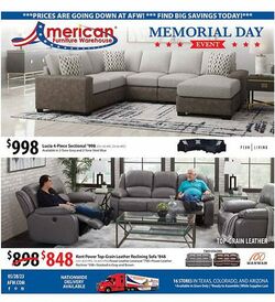 Weekly ad American Furniture Warehouse 05/30/2023 - 06/05/2023