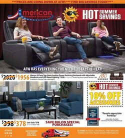 Weekly ad American Furniture Warehouse 07/31/2023 - 08/06/2023