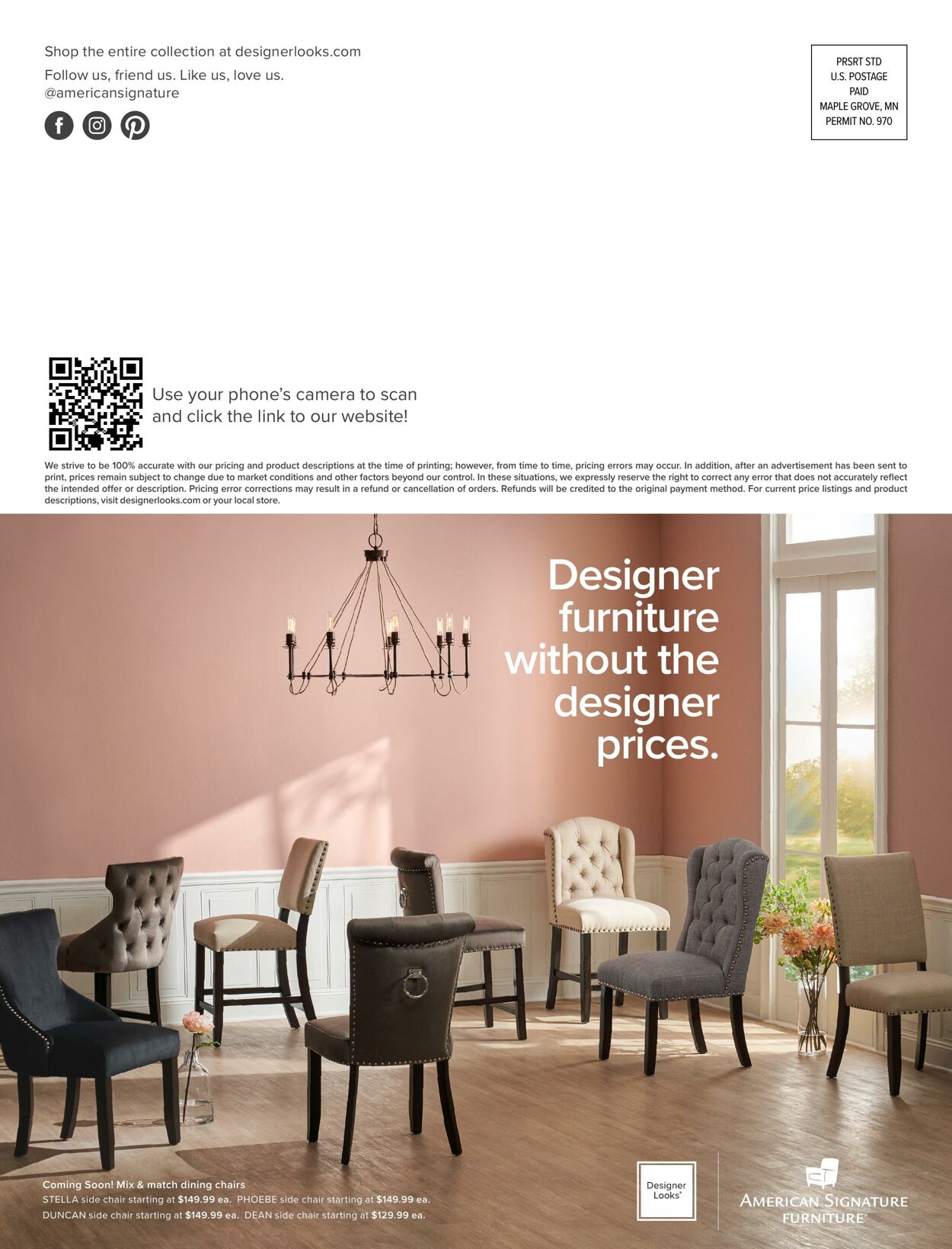 Weekly ad American Signature Furniture 11/01/2021 - 12/31/2021