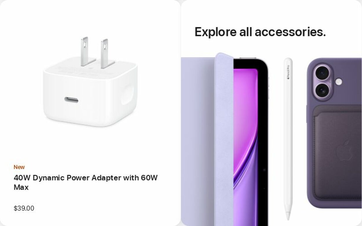 Weekly ad Apple 09/08/2025 - 09/17/2025