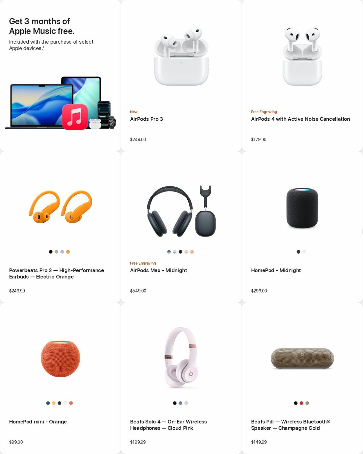 Weekly ad Apple 09/08/2025 - 09/17/2025