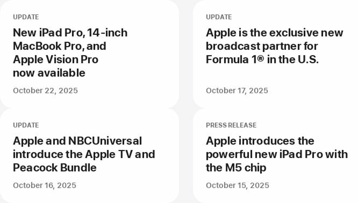 Weekly ad Apple 10/27/2025 - 11/05/2025