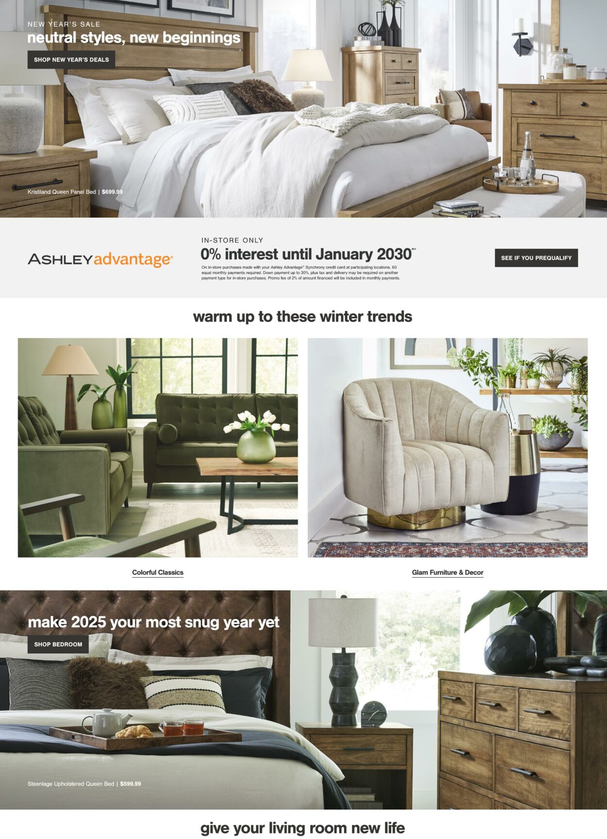 Weekly ad Ashley Furniture 01/03/2025 - 01/27/2025