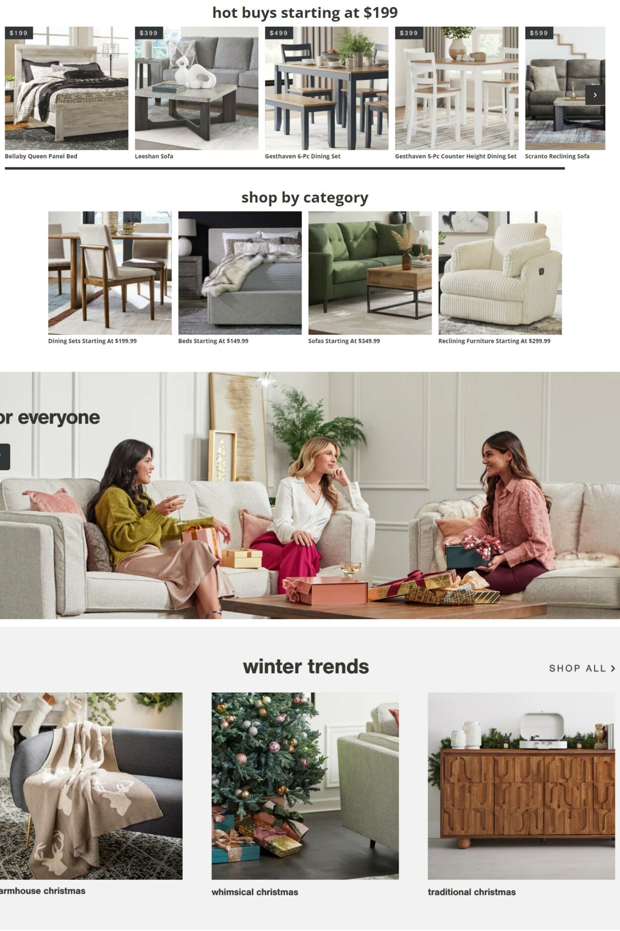 Weekly ad Ashley Furniture 12/03/2024 - 12/31/2024