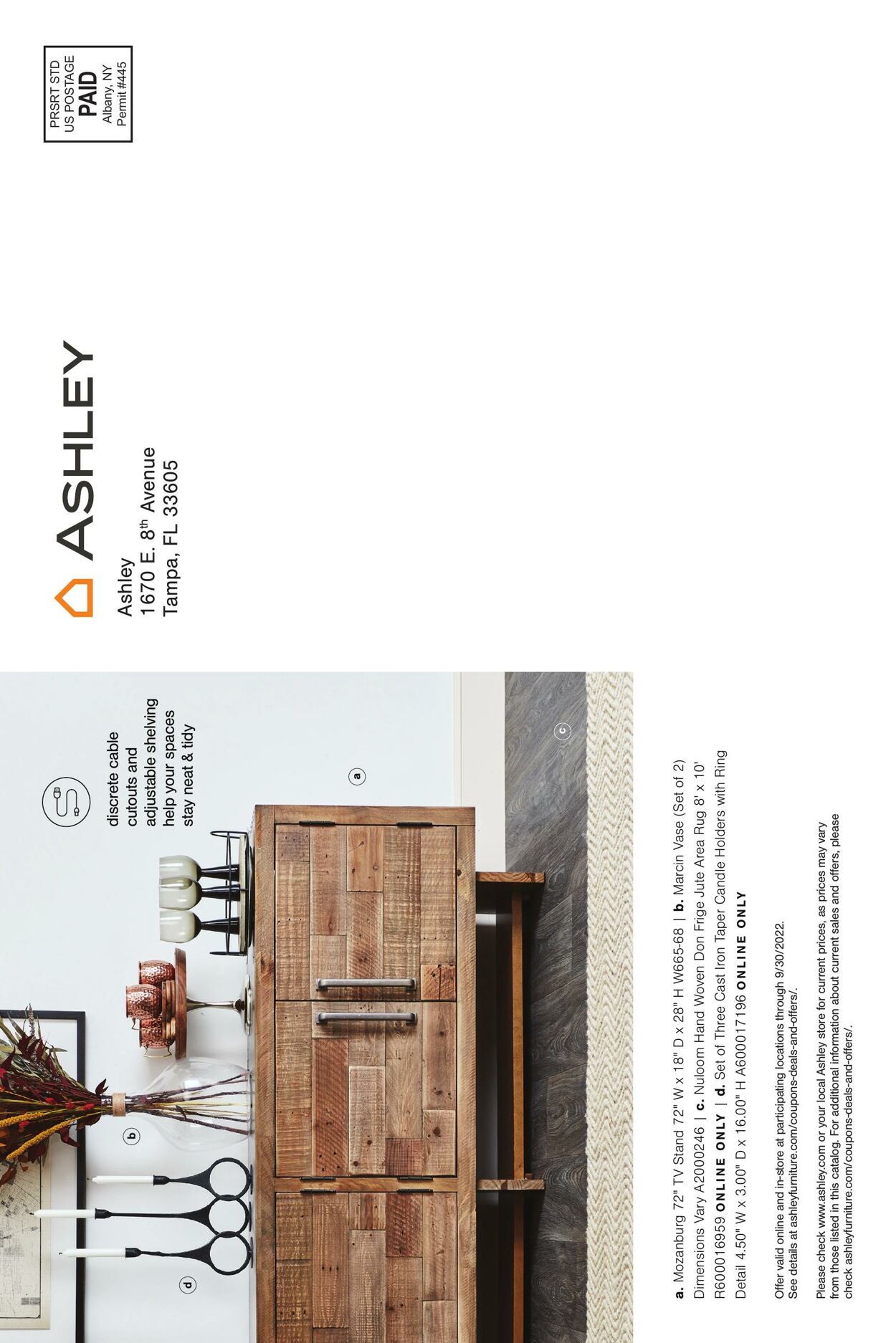 Weekly ad Ashley Furniture 10/01/2022 - 12/31/2022