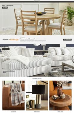 Weekly ad Ashley Furniture 05/28/2024 - 09/23/2024