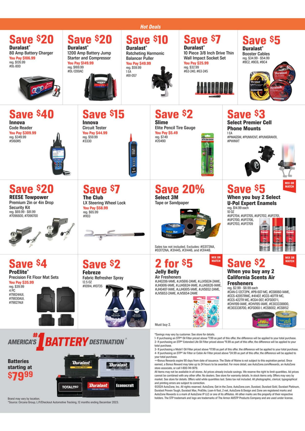 Weekly ad AutoZone 12/31/2024 - 02/10/2025