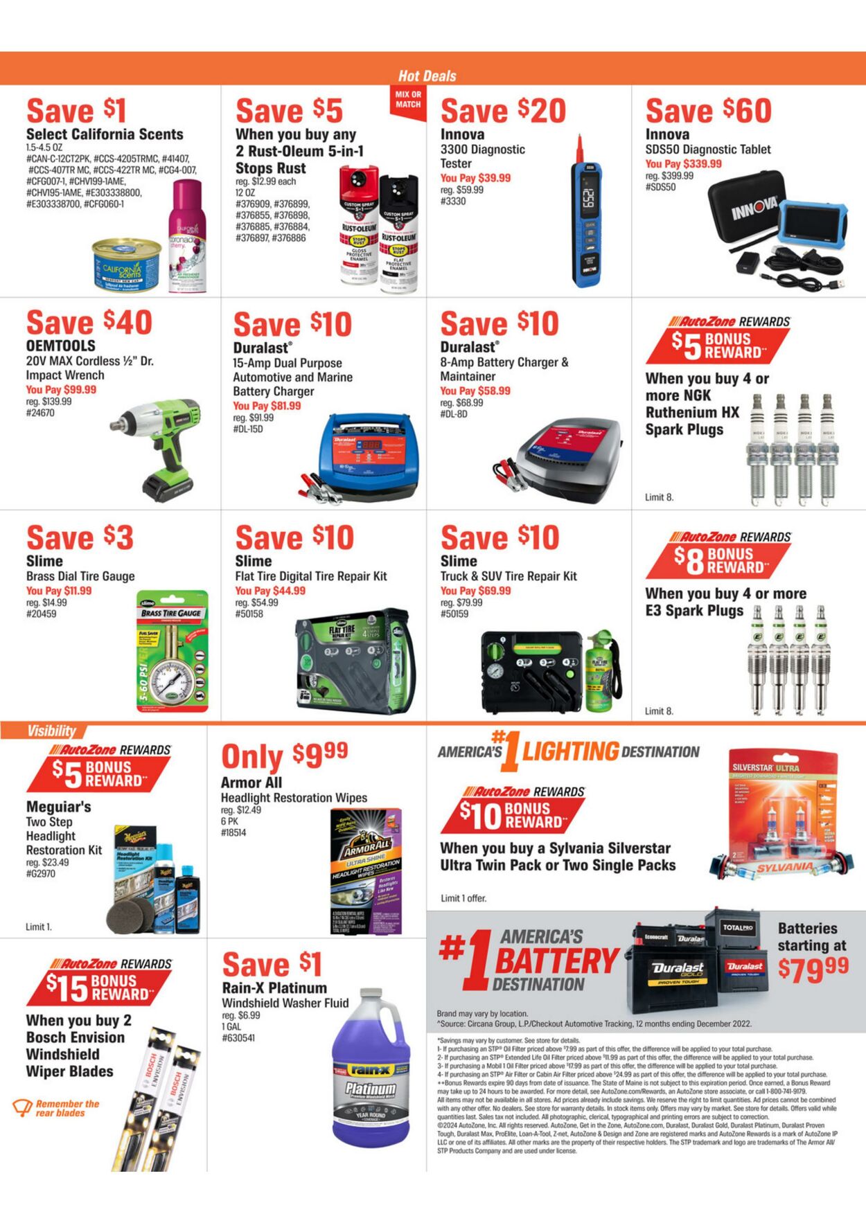 Weekly ad AutoZone 09/24/2024 - 10/21/2024