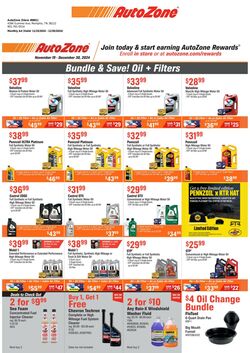 Weekly ad AutoZone 10/22/2024 - 11/18/2024