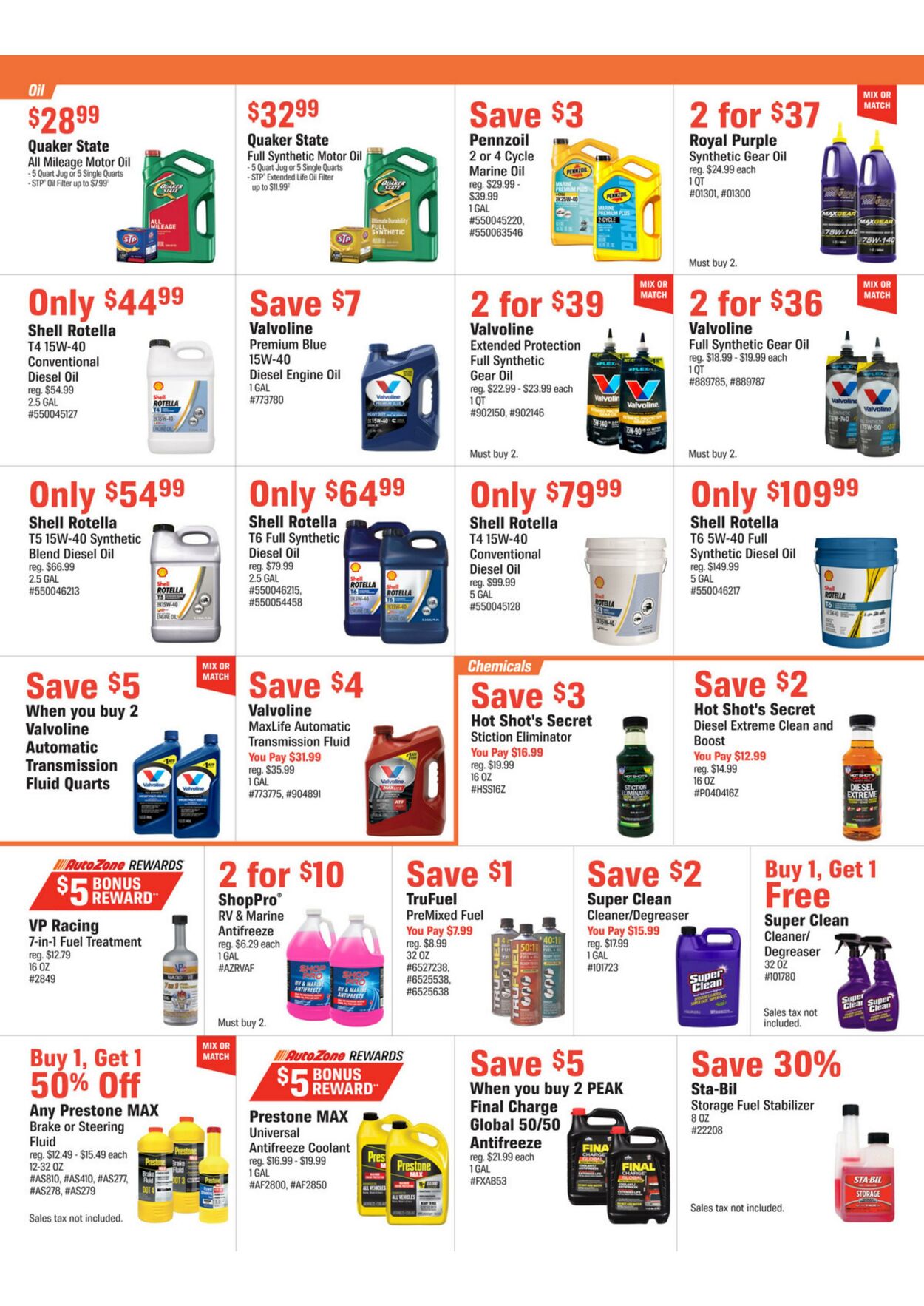 Weekly ad AutoZone 10/22/2024 - 11/18/2024