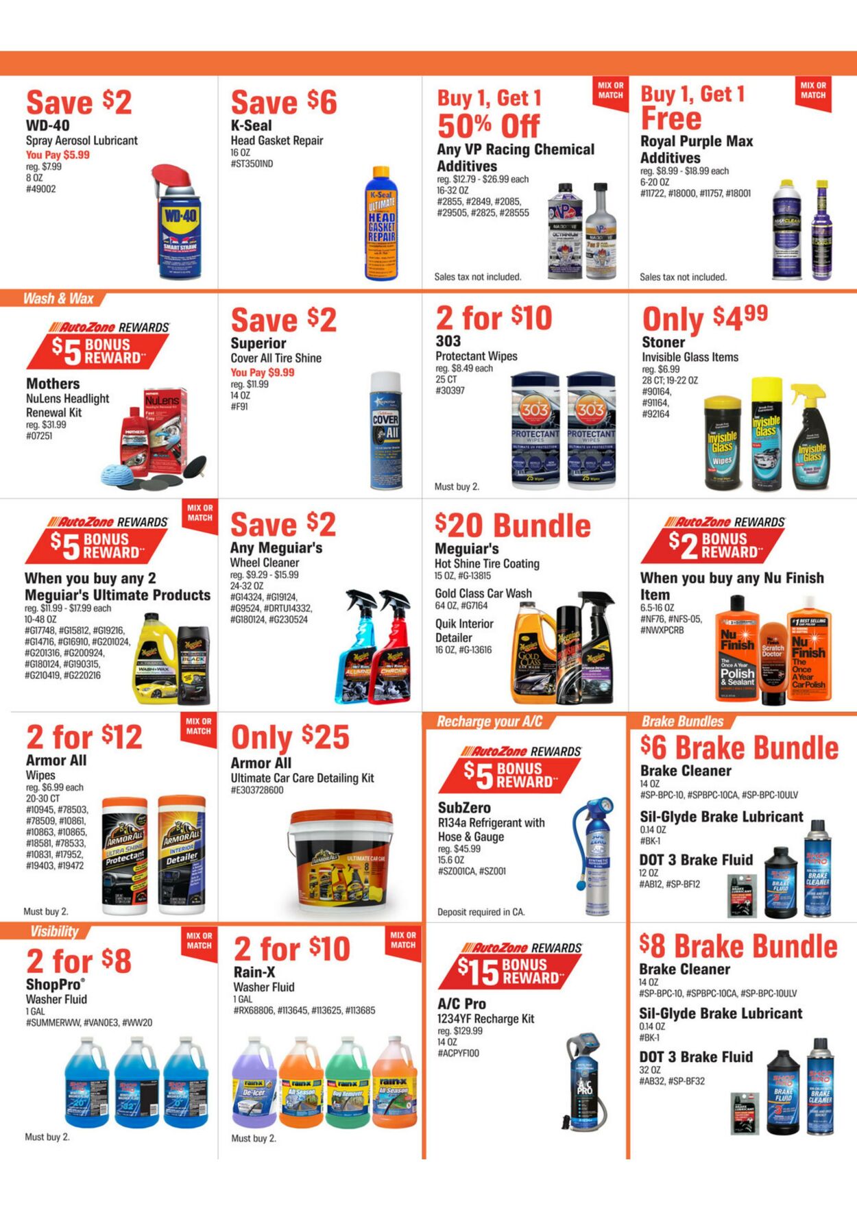 Weekly ad AutoZone 07/23/2024 - 08/26/2024