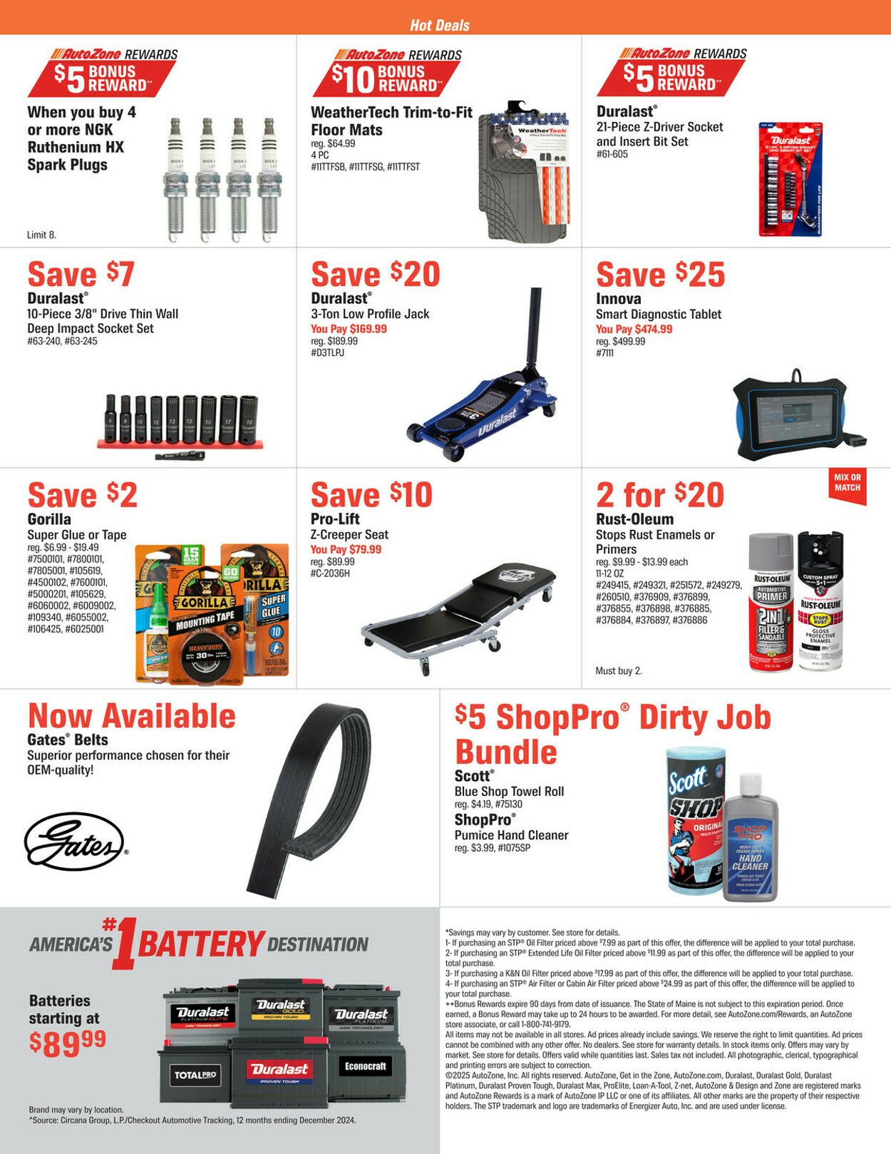 Weekly ad AutoZone 09/23/2025 - 10/20/2025