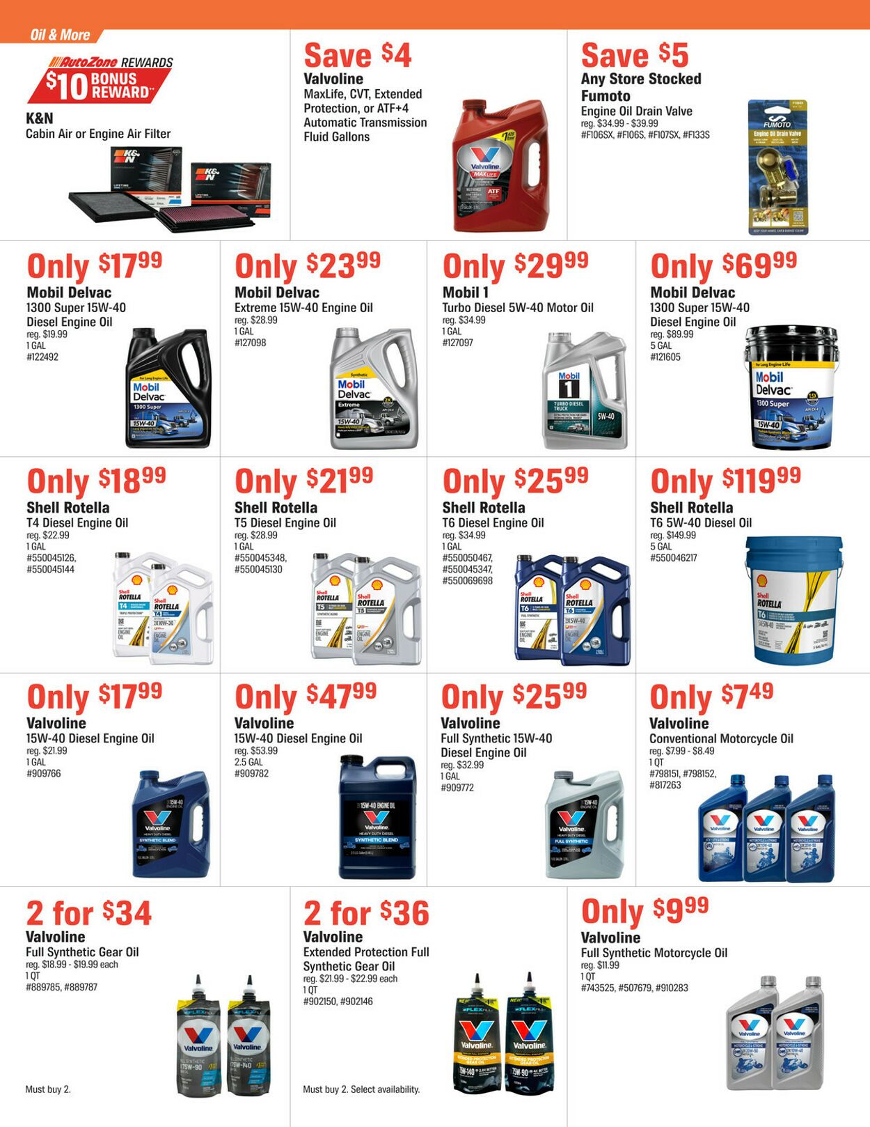 Weekly ad AutoZone 09/23/2025 - 10/20/2025