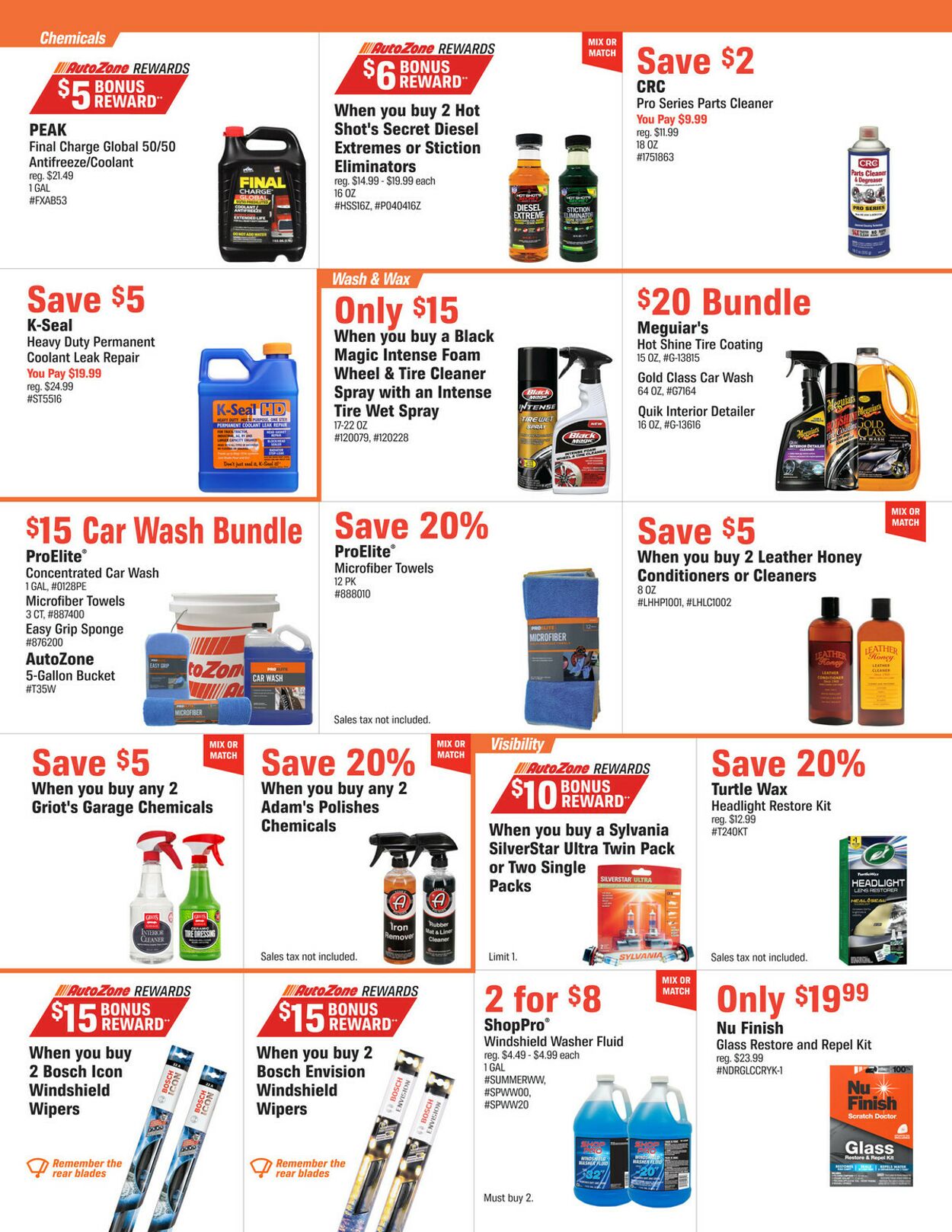 Weekly ad AutoZone 09/23/2025 - 10/20/2025