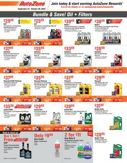 Weekly ad AutoZone 09/23/2025 - 10/20/2025