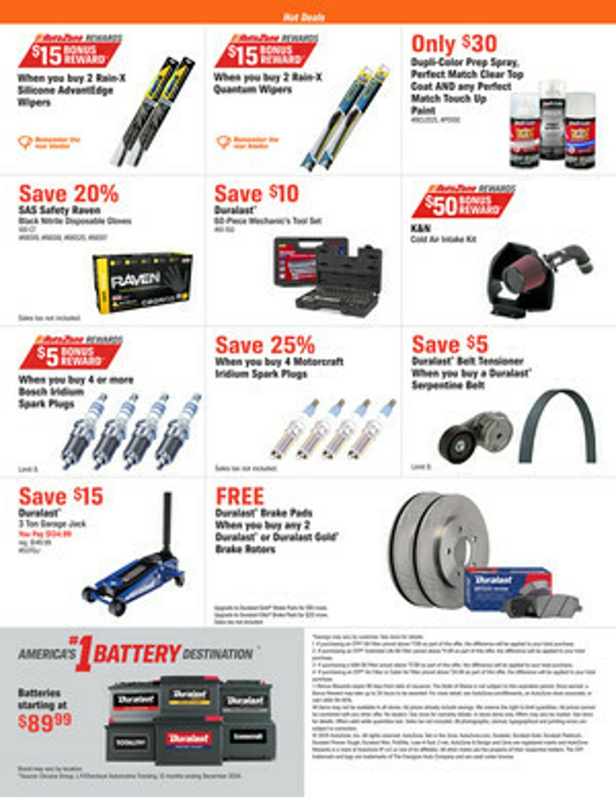 Weekly ad AutoZone 08/26/2025 - 09/22/2025