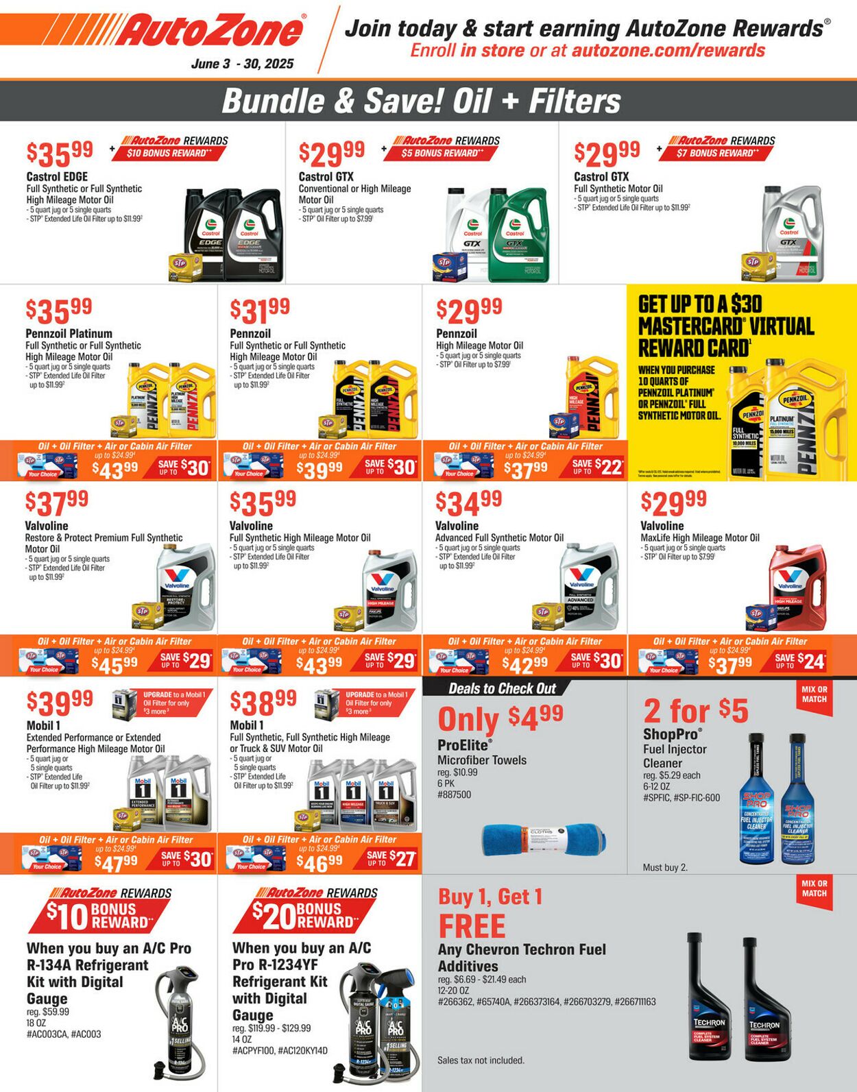 Weekly ad AutoZone 06/03/2025 - 06/30/2025