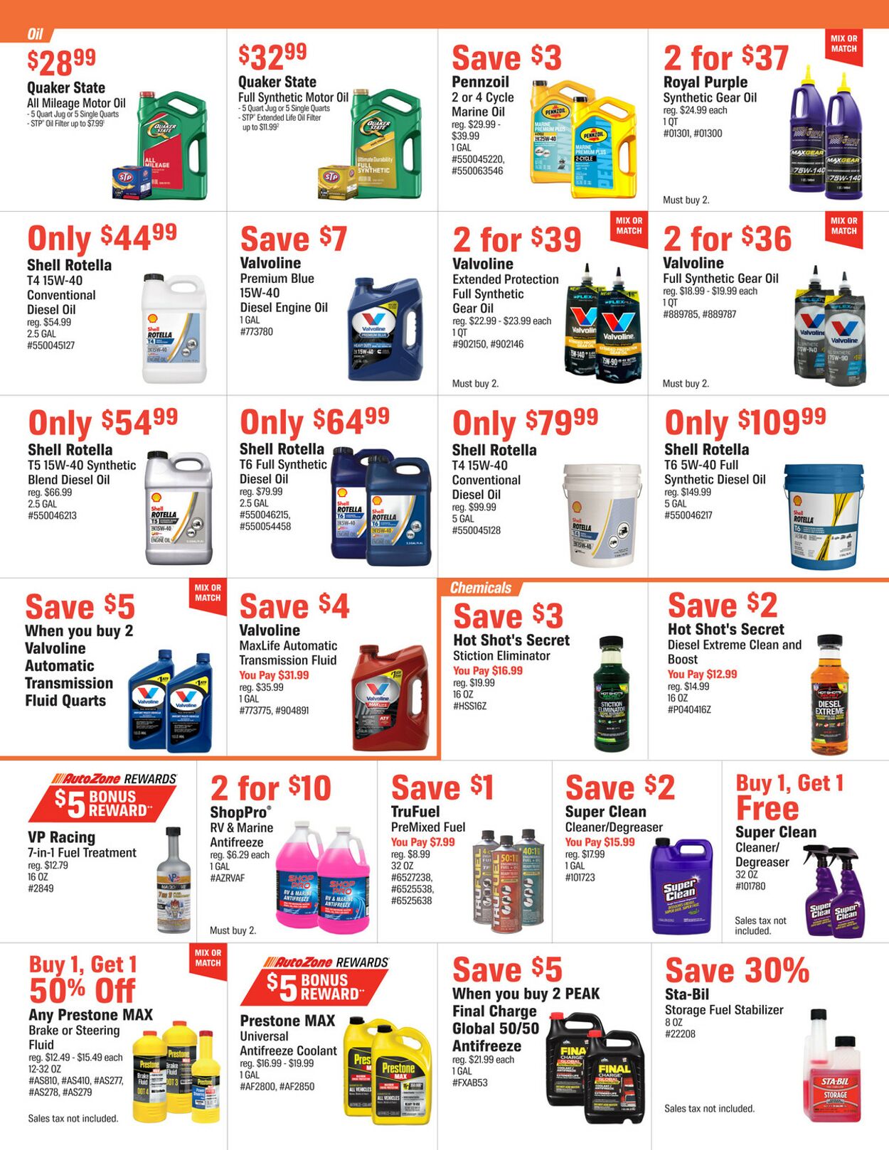 Weekly ad AutoZone 10/22/2024 - 11/18/2024