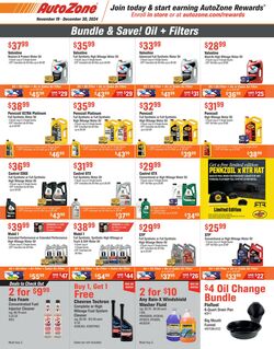 Weekly ad AutoZone 10/22/2024 - 11/18/2024