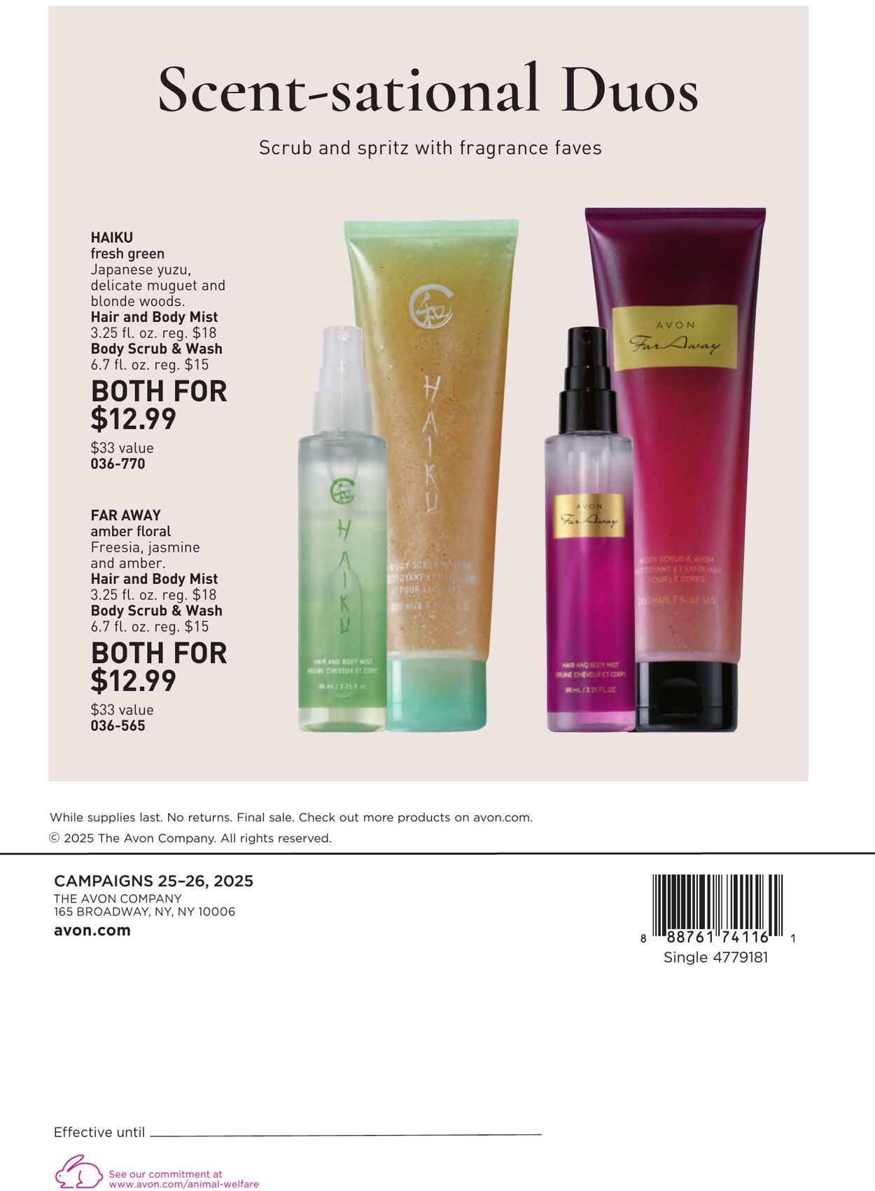Weekly ad Avon 12/01/2025 - 12/31/2025