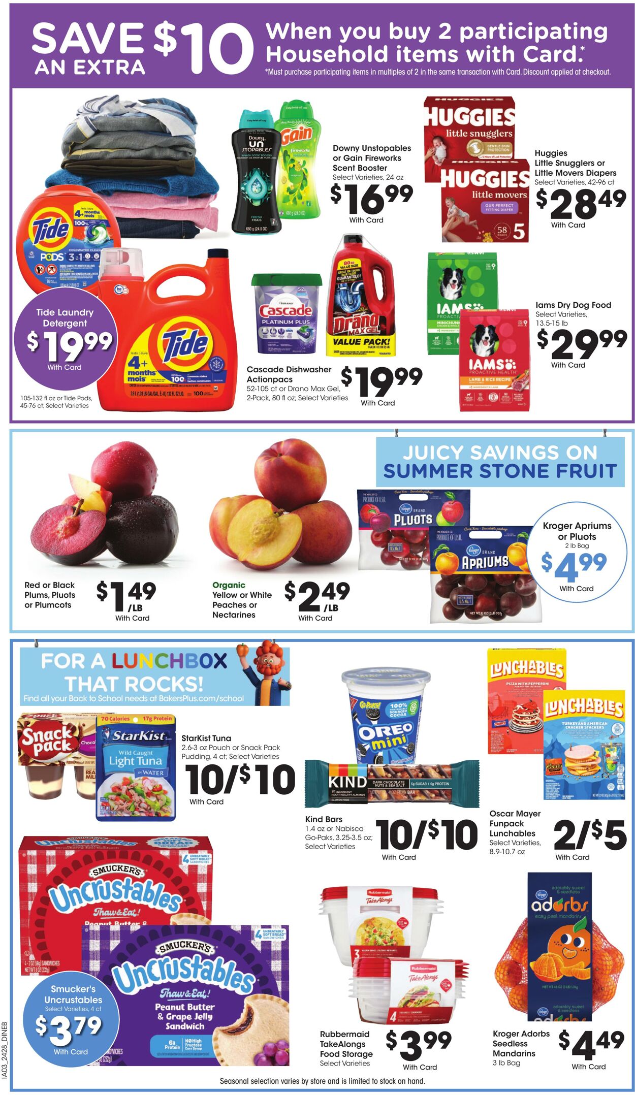 Weekly ad Baker's 08/14/2024 - 08/20/2024