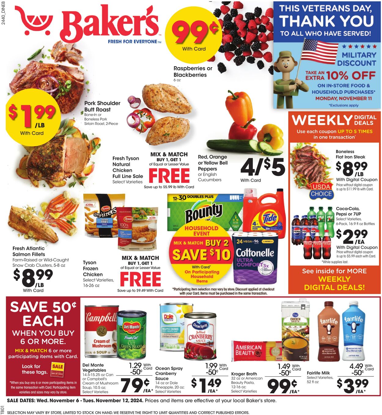 Weekly ad Baker's 11/06/2024 - 11/12/2024