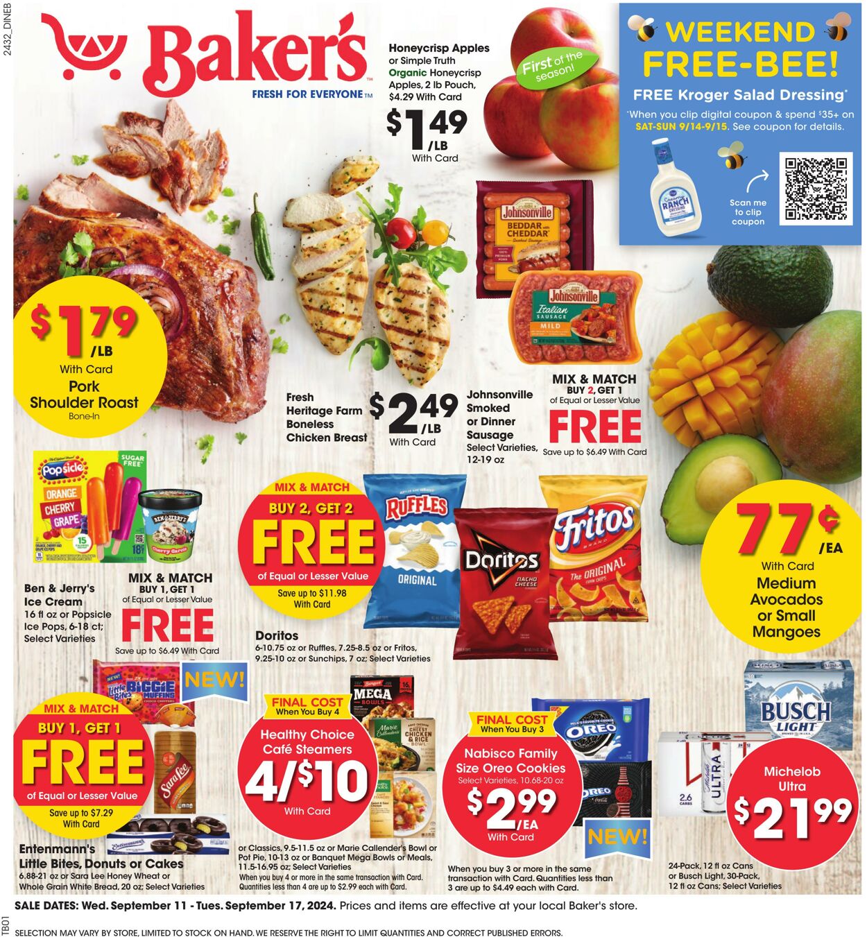 Weekly ad Baker's 09/11/2024 - 09/17/2024