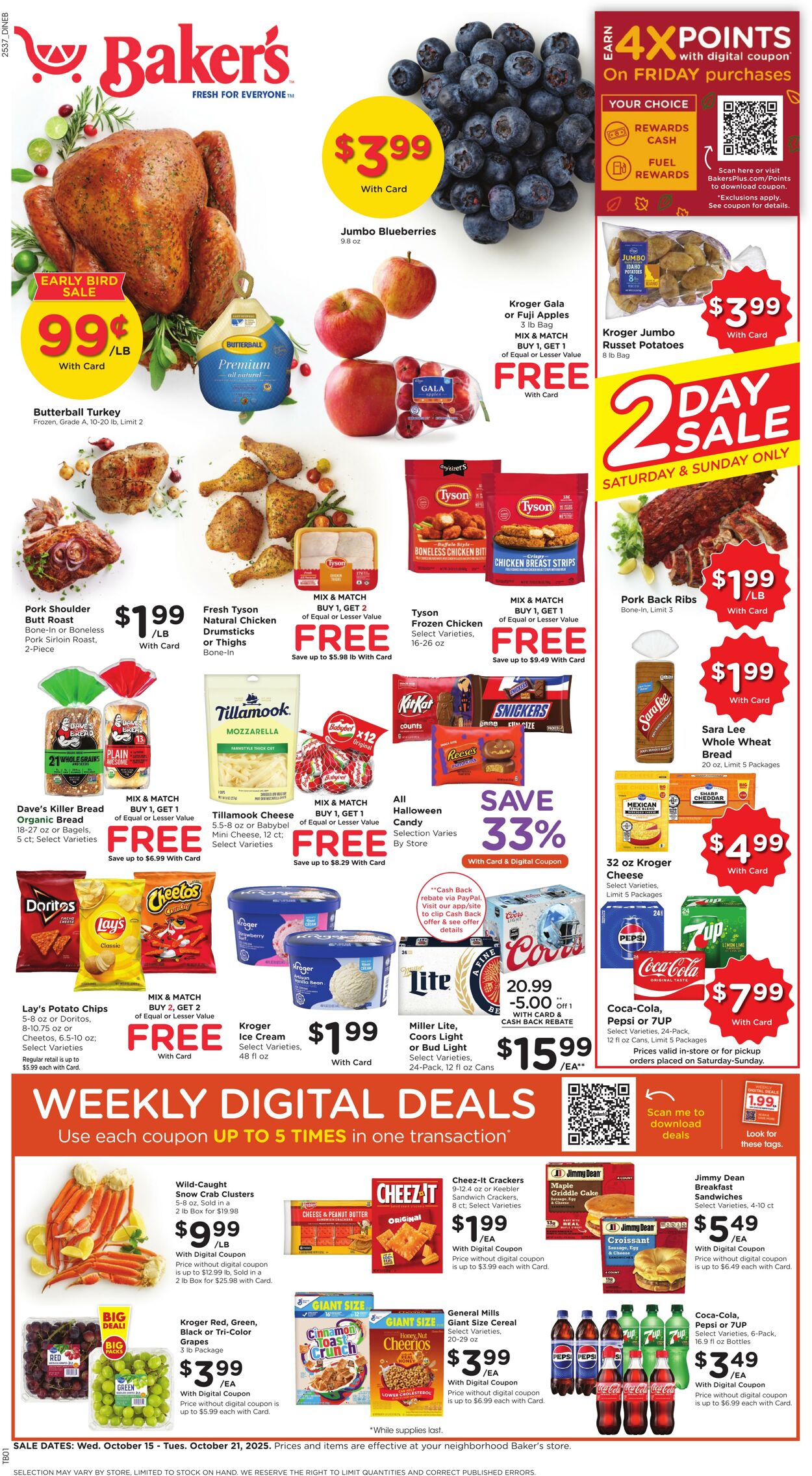 Weekly ad Baker's 10/15/2025 - 10/21/2025