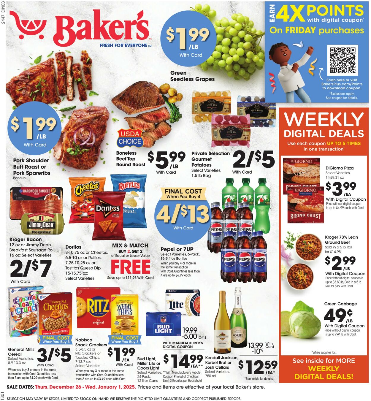 Weekly ad Baker's 12/26/2024 - 01/01/2025