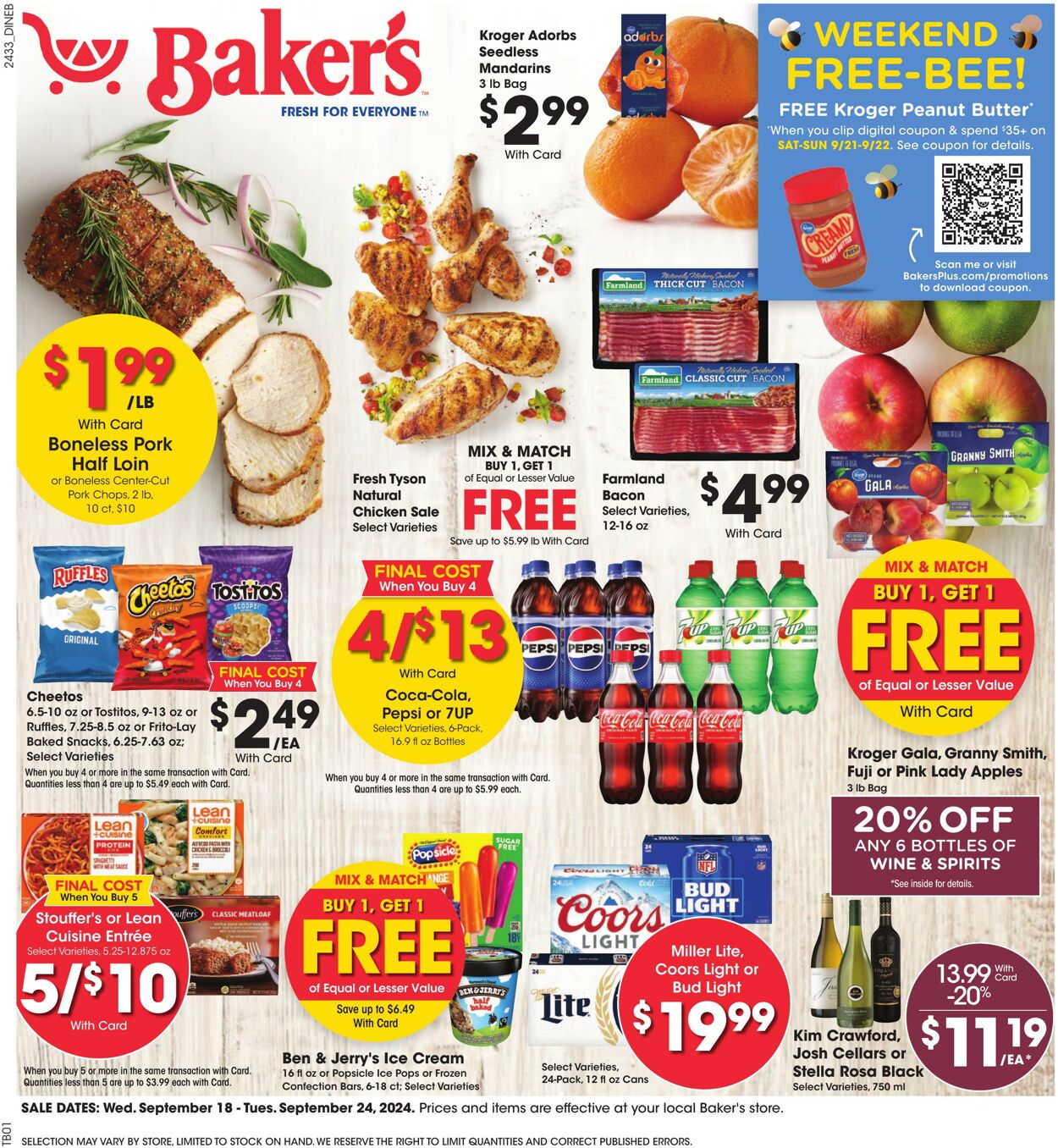 Weekly ad Baker's 09/18/2024 - 09/24/2024