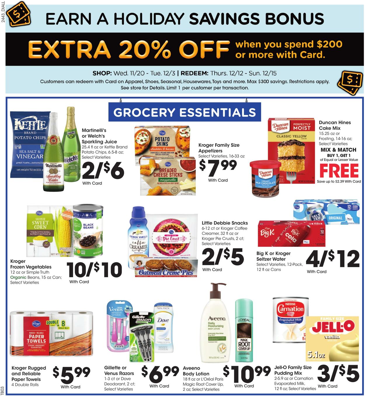 Weekly ad Baker's 11/29/2024 - 12/03/2024