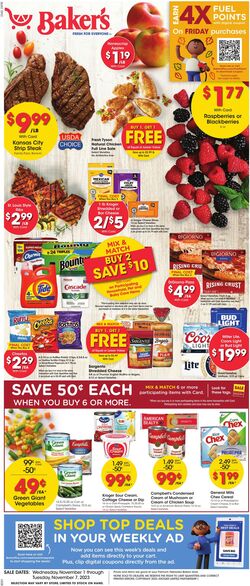 Weekly ad Baker's 11/01/2023 - 11/07/2023