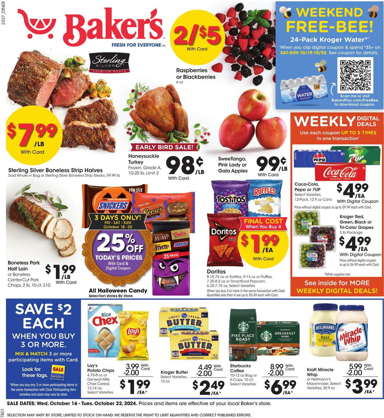 Weekly ad Baker's 10/16/2024 - 10/22/2024