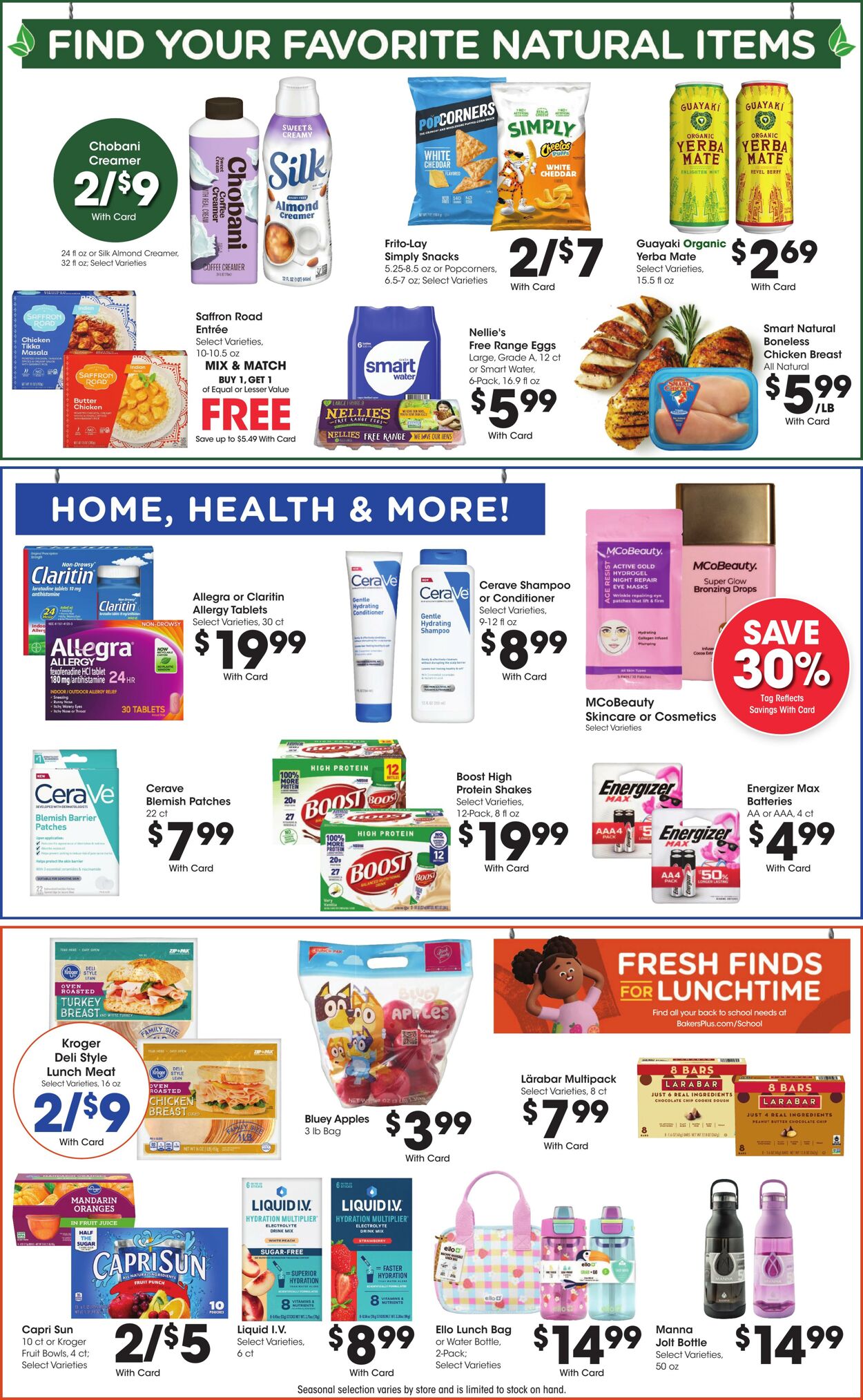 Weekly ad Baker's 08/20/2025 - 08/26/2025