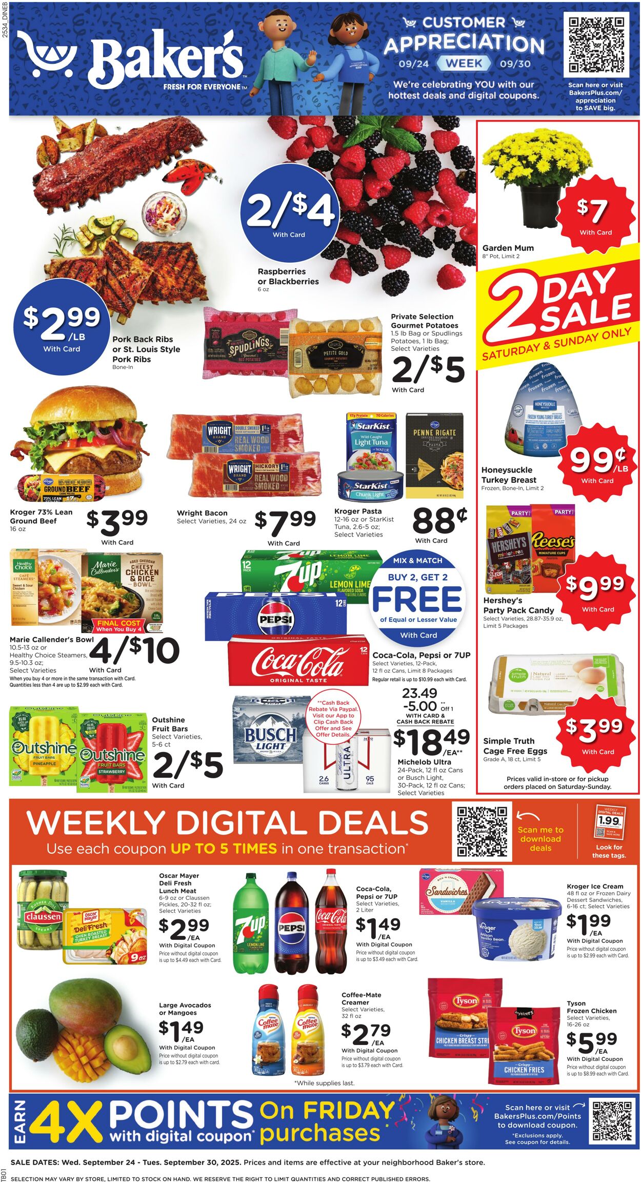 Weekly ad Baker's 09/24/2025 - 09/30/2025