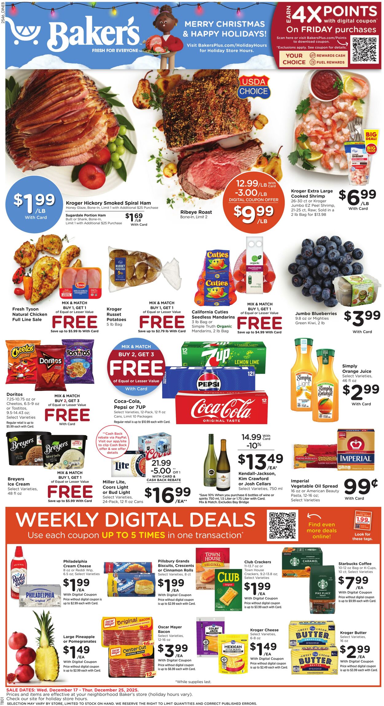 Weekly ad Baker's 12/17/2025 - 12/25/2025