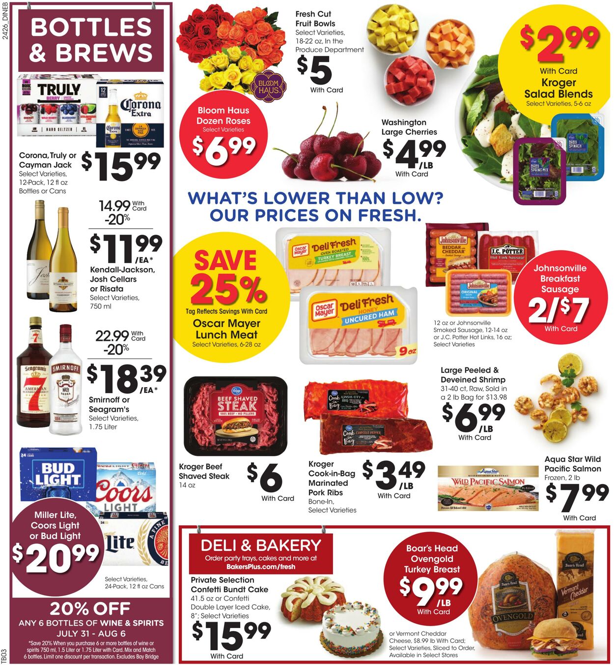 Weekly ad Baker's 07/31/2024 - 08/06/2024