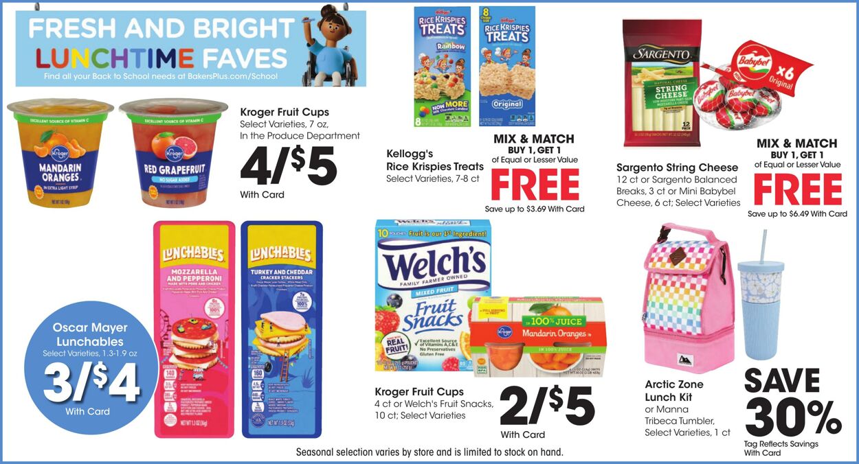 Weekly ad Baker's 07/31/2024 - 08/06/2024