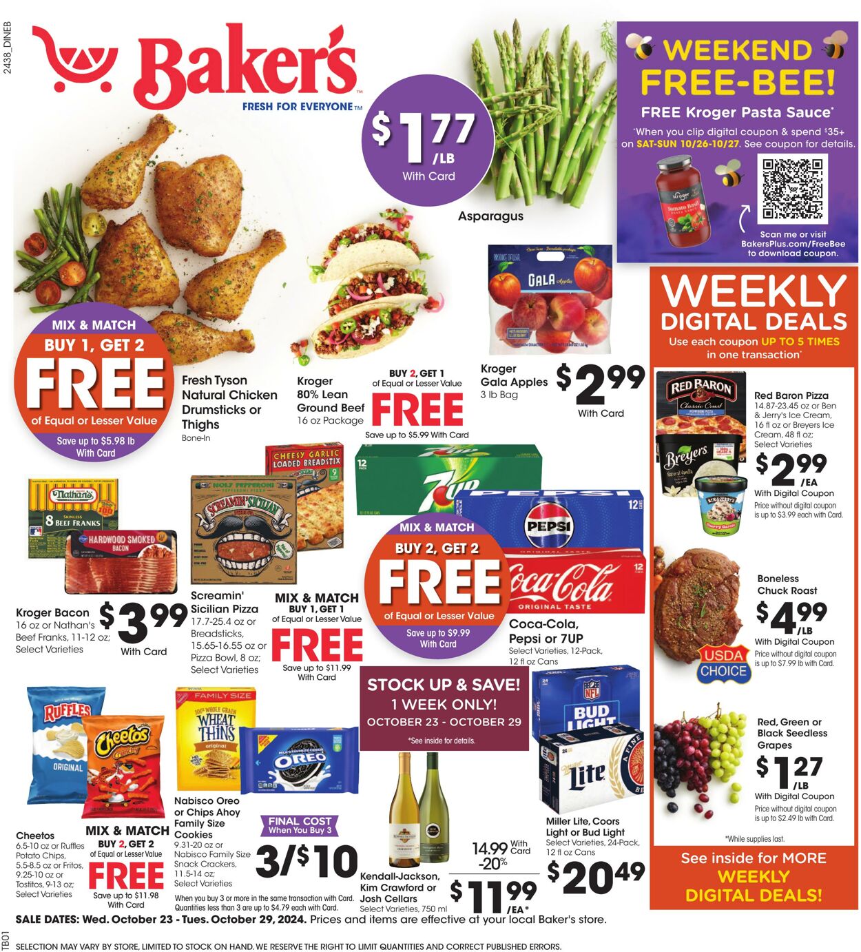 Weekly ad Baker's 10/23/2024 - 10/29/2024