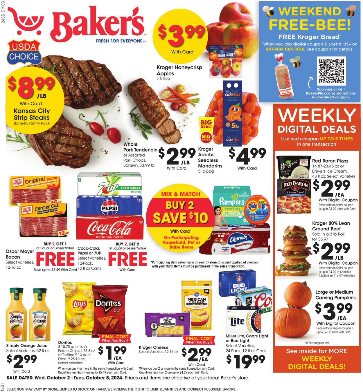 Weekly ad Baker's 10/02/2024 - 10/08/2024