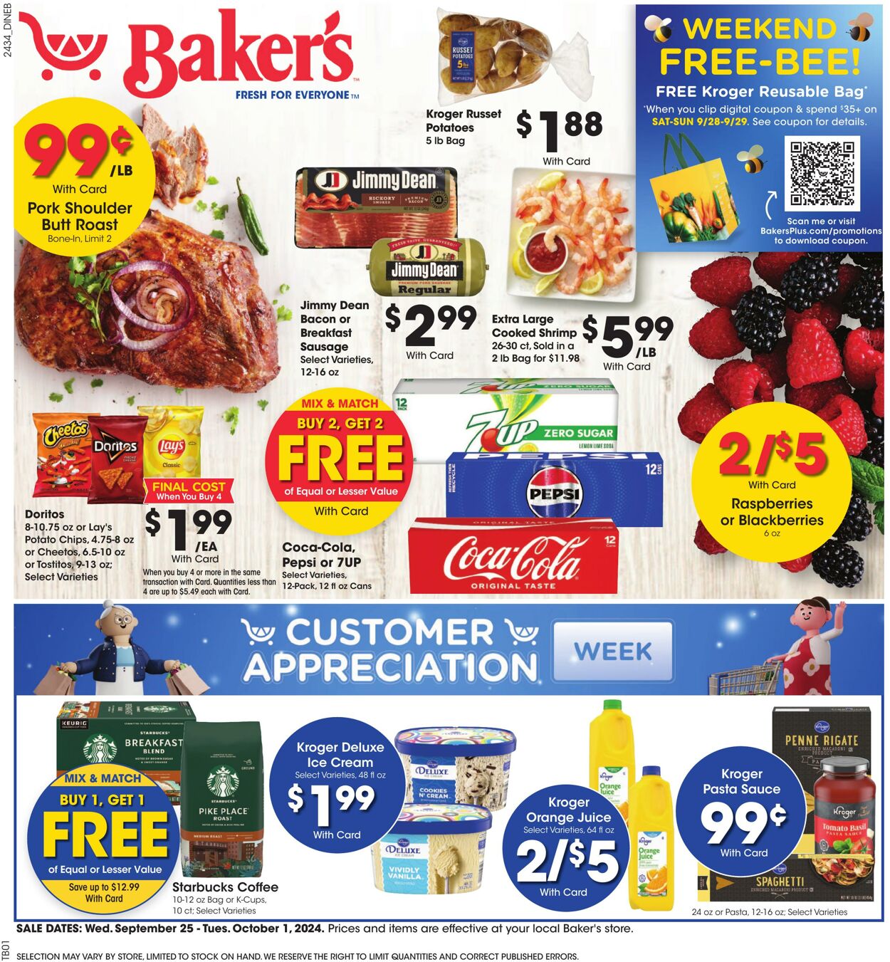 Weekly ad Baker's 09/25/2024 - 10/01/2024