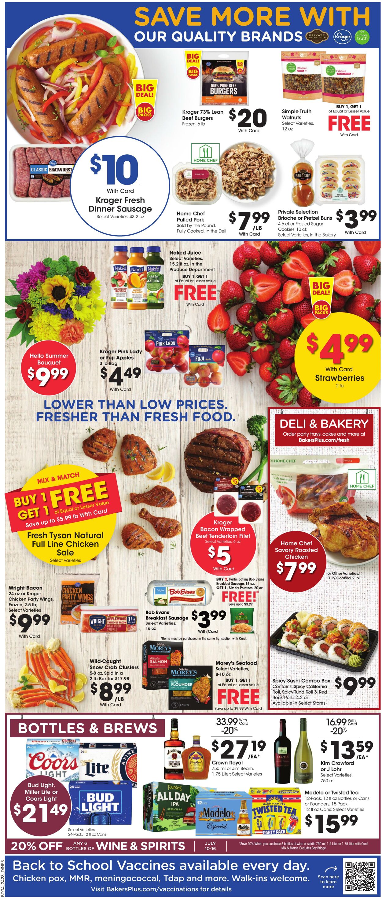 Weekly ad Baker's 07/10/2024 - 07/16/2024