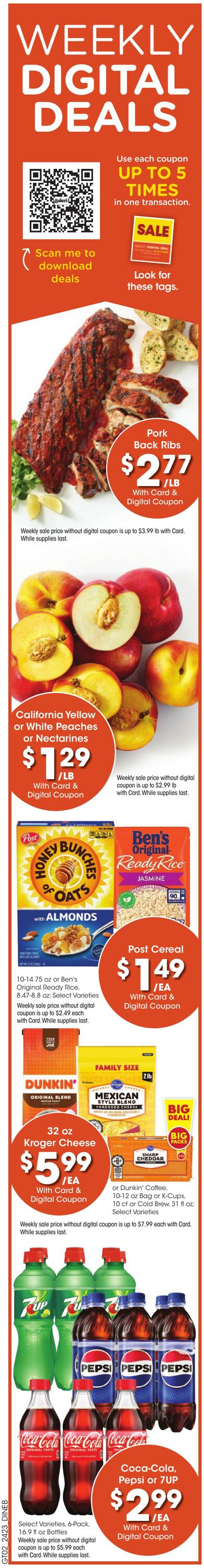 Weekly ad Baker's 07/10/2024 - 07/16/2024