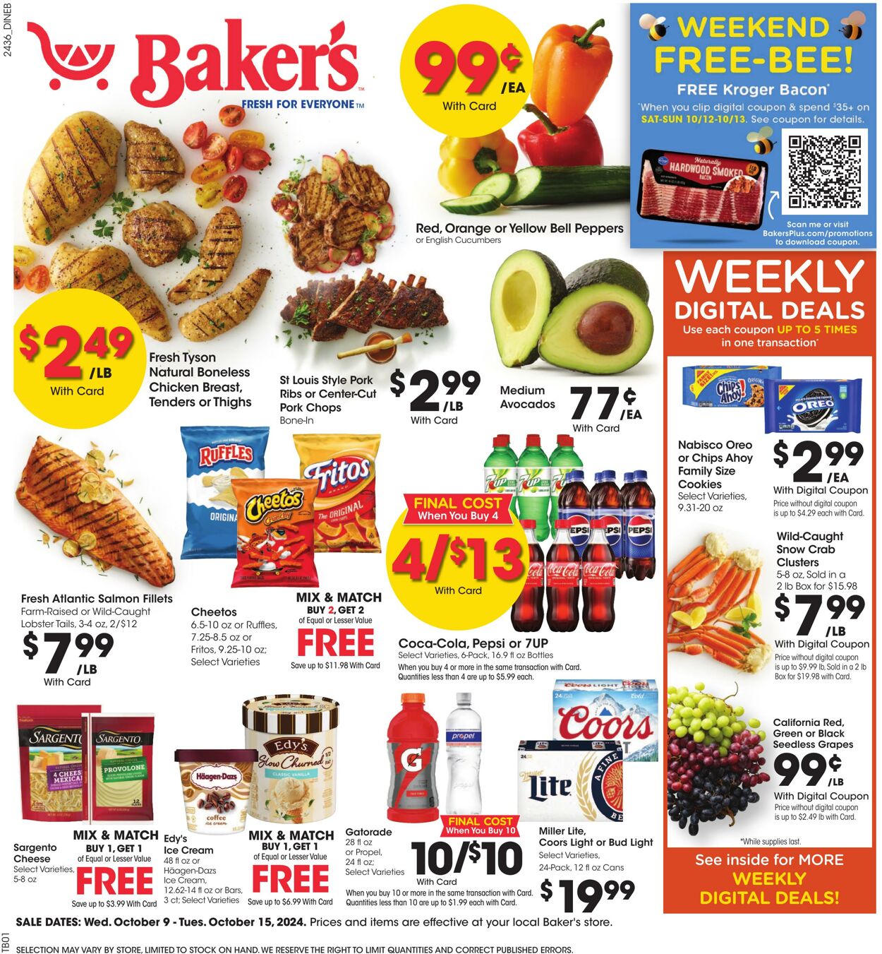 Weekly ad Baker's 10/09/2024 - 10/15/2024