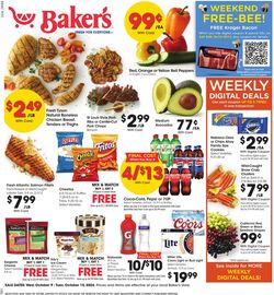 Weekly ad Baker's 10/16/2024 - 10/22/2024