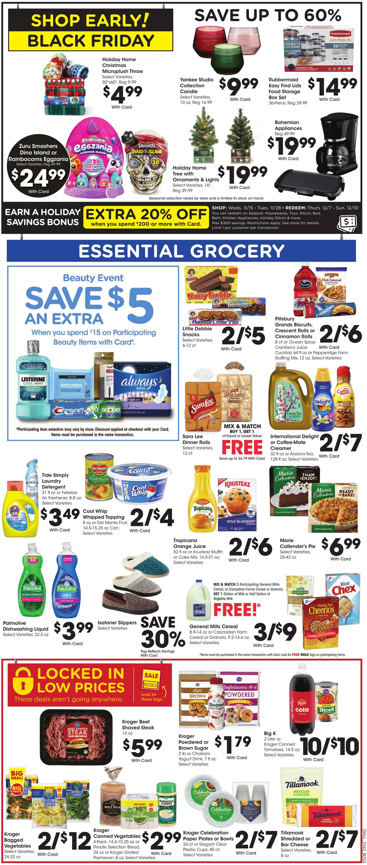 Weekly ad Baker's 11/15/2023 - 11/23/2023