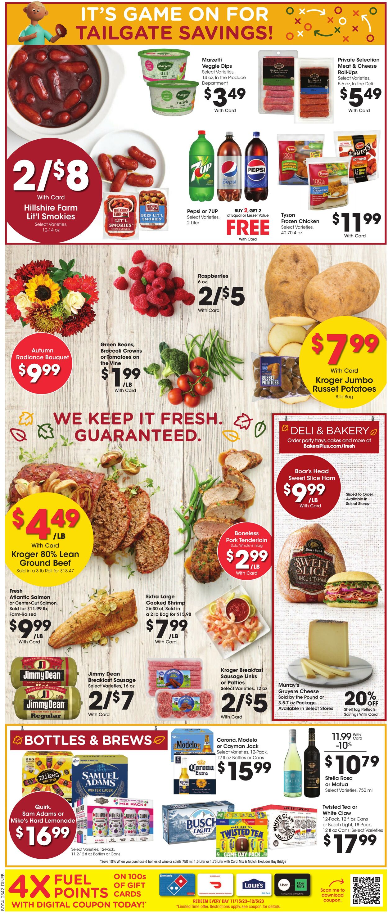 Weekly ad Baker's 11/15/2023 - 11/23/2023