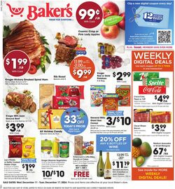 Weekly ad Baker's 12/11/2024 - 12/17/2024