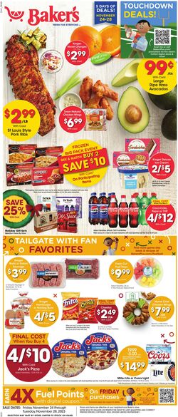 Weekly ad Baker's 11/24/2023 - 11/28/2023