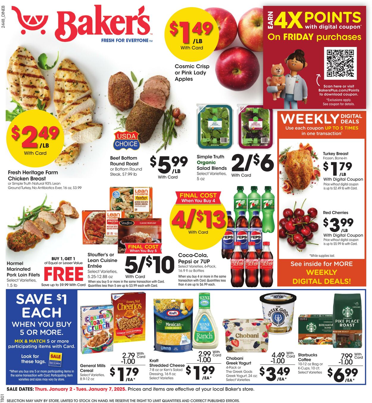 Weekly ad Baker's 01/02/2025 - 01/07/2025